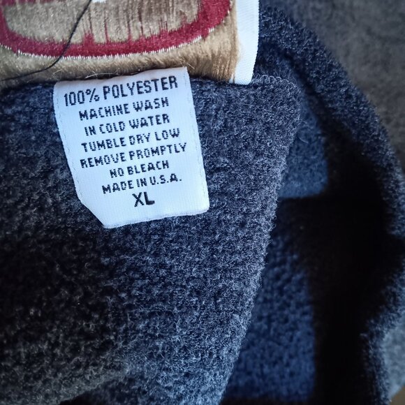 Vintage XL Men's Pullover Sweatshirt Fleece Time Square Sportswear Crewneck 90's - Picture 5 of 5